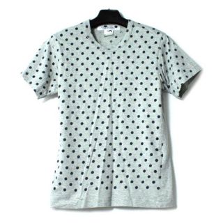 コムデギャルソン(COMME des GARCONS)のコムコム コムデギャルソン ドット水玉柄 切替デザイン Tシャツ カットソー(Tシャツ(半袖/袖なし))