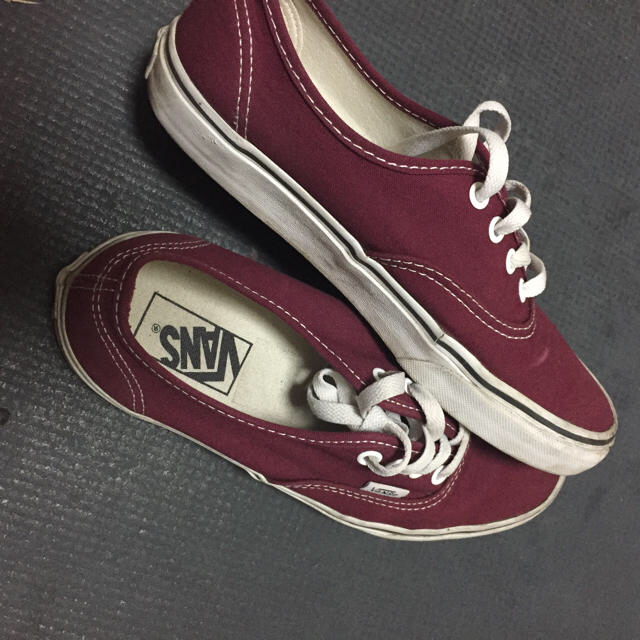 VANS(ヴァンズ)のバンズ スニーカー ワインレッド！ レディースの靴/シューズ(スニーカー)の商品写真