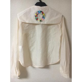 リトゥンアフターワーズ(writtenafterwards)のニラモ様専用 writtenafterwards 花 刺繍 セーラー ブラウス(シャツ/ブラウス(長袖/七分))