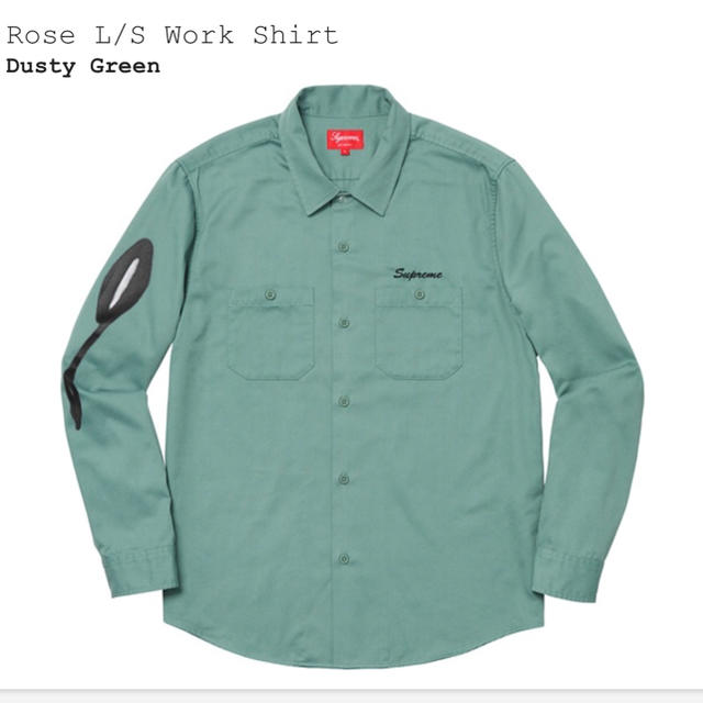 総合福袋 Supreme - supreme 18aw Rose L/S Work Shirt Lサイズ シャツ