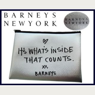 バーニーズニューヨーク(BARNEYS NEW YORK)の新品BARNEYS NEWYORKバーニーズニューヨーク ポーチ クラッチバッグ(クラッチバッグ)