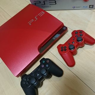 プレイステーション3(PlayStation3)の【ルナピー様用】PS3 本体 320GB CECH-3000B  レッド (家庭用ゲーム機本体)