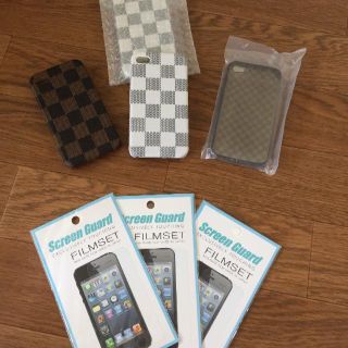 アイフォン4.４sケースとフィルム(iPhoneケース)