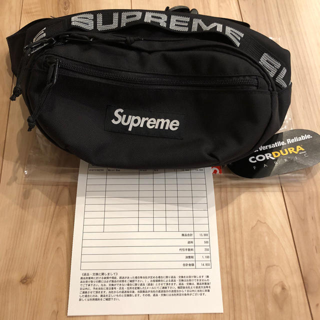 国内正規品 Supreme 18ss Waist Bag