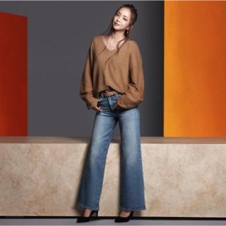 エイチアンドエム(H&M)のNamie Amuro × H&M ニット セーター キャメル XL 新品未使用(ニット/セーター)