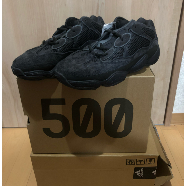 adidas(アディダス)のadidas YEEZY 500 UTILITY BLACK  27cm us9 メンズの靴/シューズ(スニーカー)の商品写真