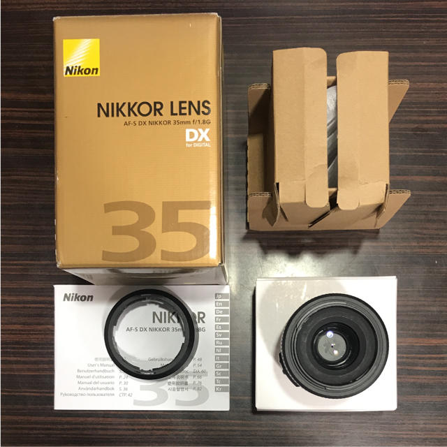 35mm f1.8 NIKON ニコン DXスマホ/家電/カメラ - レンズ(単焦点)