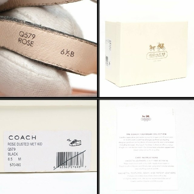 COACH(コーチ)の【COACH / コーチ】ローズ 薔薇 モチーフ サンダル 華やか かわいい レディースの靴/シューズ(サンダル)の商品写真