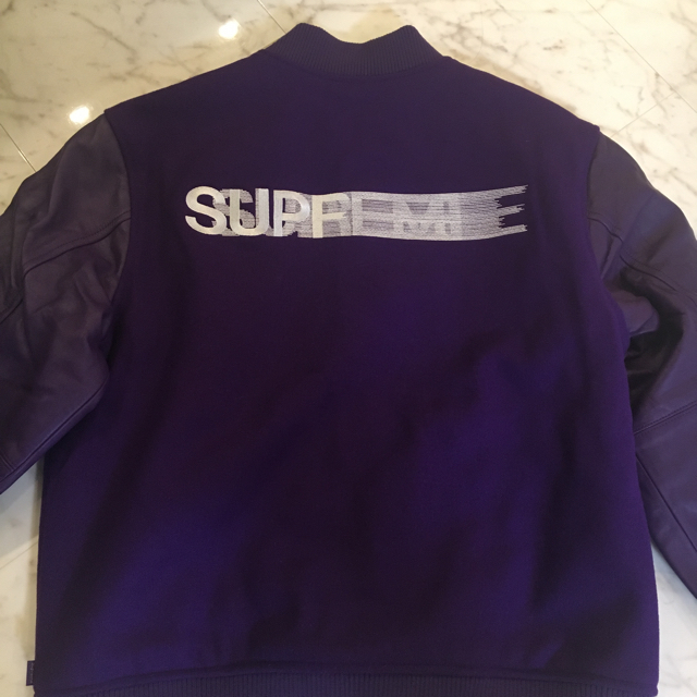 Supreme(シュプリーム)のSupreme 18FW Motion Logo Varsity Jacket メンズのジャケット/アウター(スタジャン)の商品写真