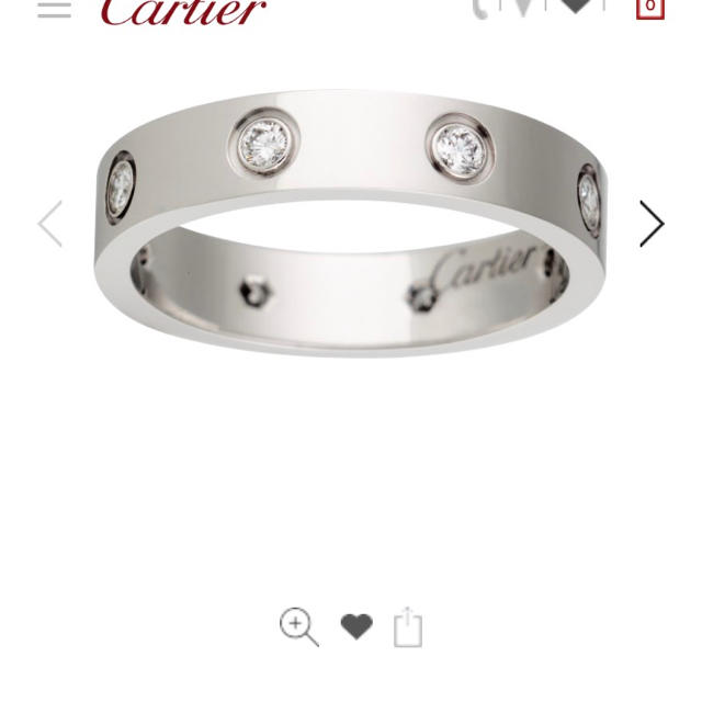 Cartier(カルティエ)のカルティエ LOVE リング レディースのアクセサリー(リング(指輪))の商品写真