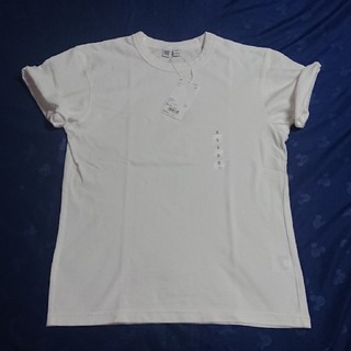 ユニクロ(UNIQLO)のUNIQLO メンズ白T  UNIQLO-U(Tシャツ/カットソー(半袖/袖なし))