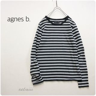 アニエスベー(agnes b.)のアニエスベー  . ボーダー クルーネック プルオーバー カットソー(カットソー(長袖/七分))