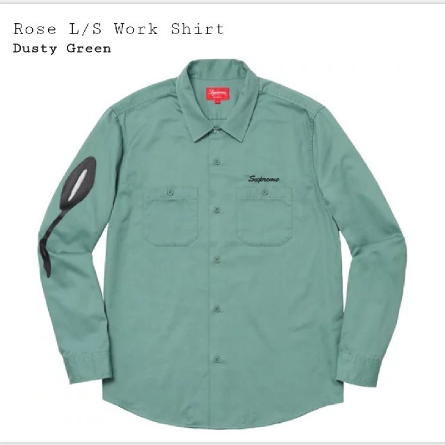 Rose L/S Work Shirt S Olieve