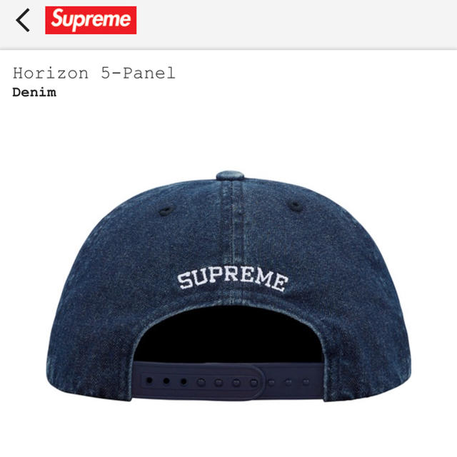 supreme 18AW Horizon 5-Panel