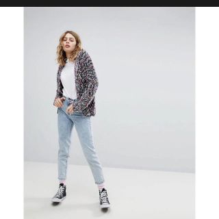 エイソス(asos)のASOS エイソス　マルチカラーオーバーサイズカーディガン(ミュージシャン)