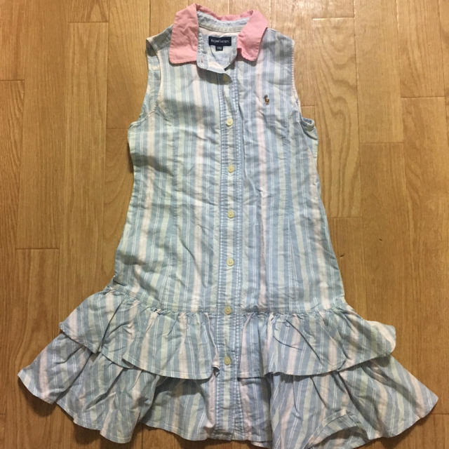 Ralph Lauren(ラルフローレン)のラルフ♡フリルワンピース キッズ/ベビー/マタニティのキッズ服女の子用(90cm~)(ワンピース)の商品写真