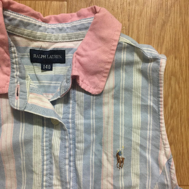 Ralph Lauren(ラルフローレン)のラルフ♡フリルワンピース キッズ/ベビー/マタニティのキッズ服女の子用(90cm~)(ワンピース)の商品写真