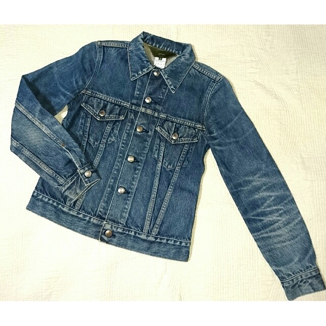green ♡ 希少 green Hyke デニムジャケット Gジャン S 宅配通配送 ハイク(green)デニムジャケット Gジャン Gジャン/デニムジャケット
