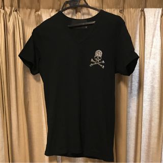 ロエン(Roen)の本物ROENスワロフスキー&メタルTシャツMメンズ黒ロエン46ヒロムタカハラ正規(Tシャツ/カットソー(半袖/袖なし))