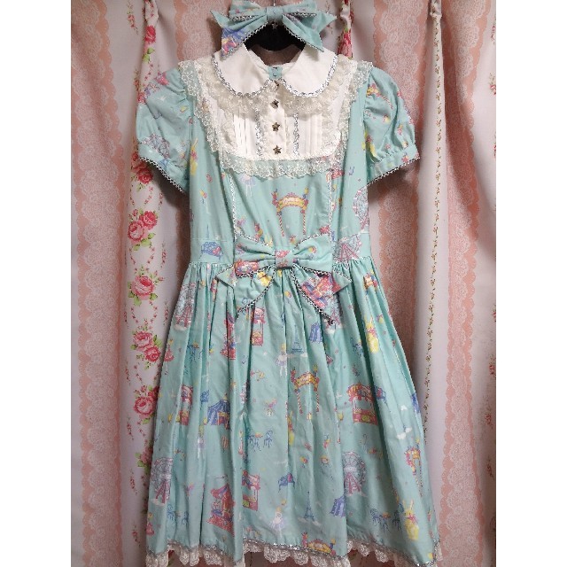 Angelic Pretty - マジカルエトワールop ミント KC ON magical Angelic Pretty - マジカルエトワールop ミント KC ON magical