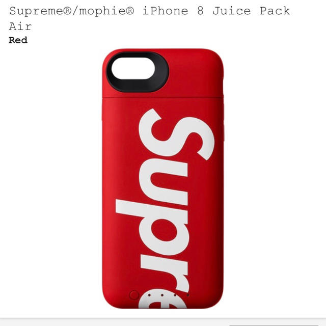 Supreme mophie iPhone Juice Pack Air78SEスマホアクセサリー