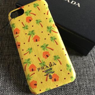 プラダ(PRADA)のPRADA プラダ iphone 7 ケース イエロー(iPhoneケース)