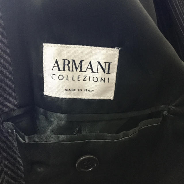 ARMANI COLLEZIONI(アルマーニ コレツィオーニ)のチェスターコート「ツイード」アルマーニ メンズのジャケット/アウター(チェスターコート)の商品写真