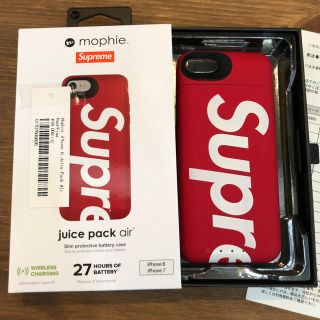 シュプリーム(Supreme)のsupreme mophie iPhone8 JUICE PACK Air (iPhoneケース)