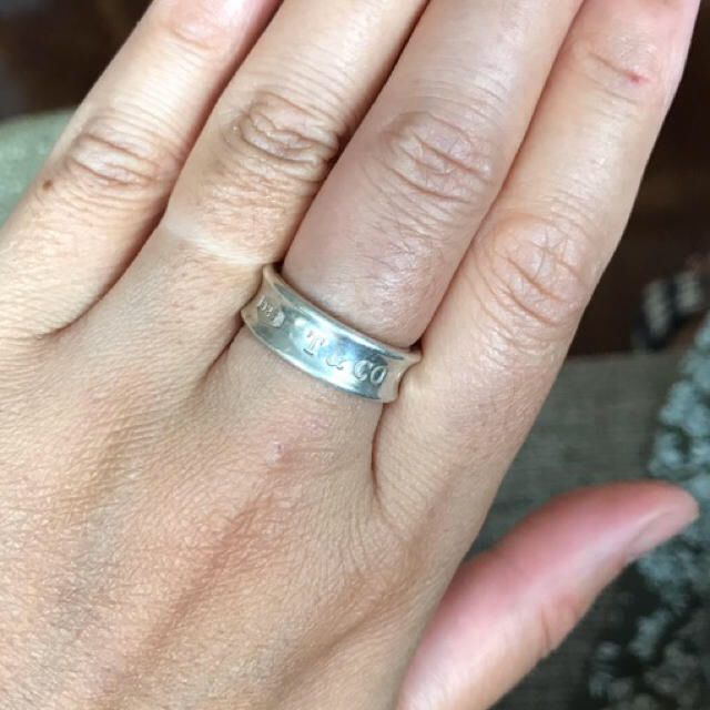Tiffany & Co. ナローリング 1837 シルバー 12.5号-