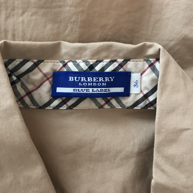 BURBERRY BLUE LABEL(バーバリーブルーレーベル)のバーバリー シャツ 長袖 レディースのトップス(シャツ/ブラウス(長袖/七分))の商品写真