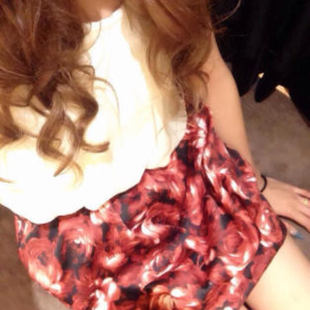 Delyle NOIR(デイライルノアール)の転写花柄ワンピ♡ レディースのワンピース(ミニワンピース)の商品写真