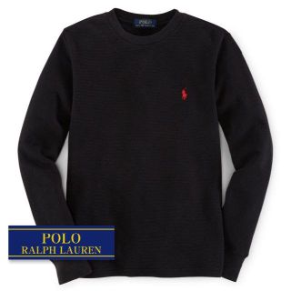 ラルフローレン(Ralph Lauren)の☆新品☆ ラルフローレン　150 長袖Tシャツ ブラック　0931(Tシャツ/カットソー)