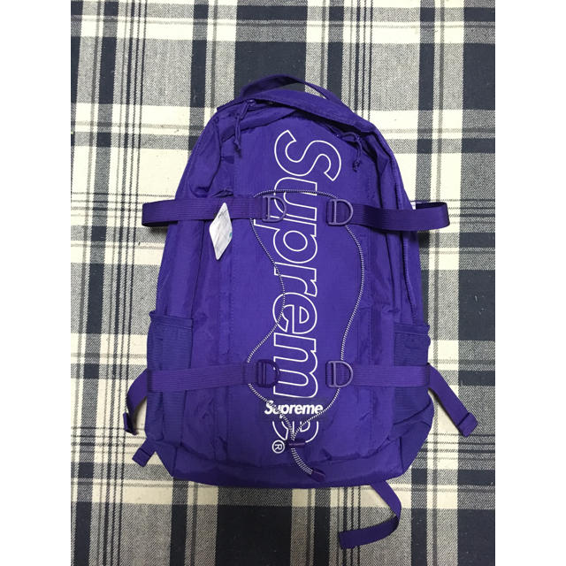 Supreme backpack purple 紫 - promocionesgloria.com