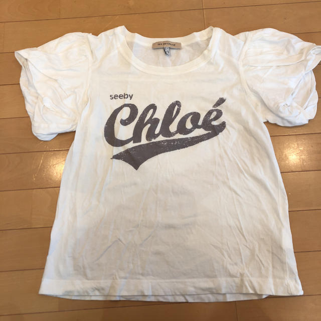 Chloe(クロエ)のseeby Chloe パフスリーブＴシャツ レディースのトップス(Tシャツ(半袖/袖なし))の商品写真