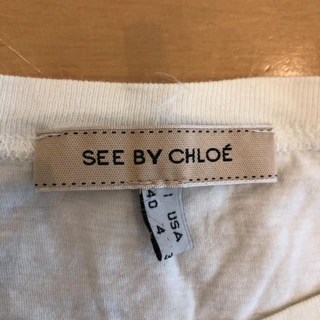 Chloe(クロエ)のseeby Chloe パフスリーブＴシャツ レディースのトップス(Tシャツ(半袖/袖なし))の商品写真