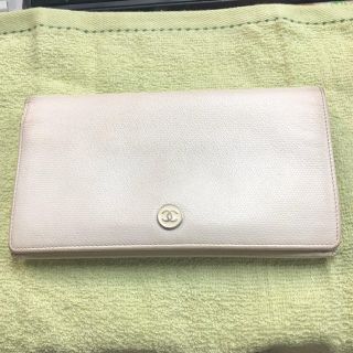 シャネル(CHANEL)のシャネル長財布 後ろ面シミあり(財布)