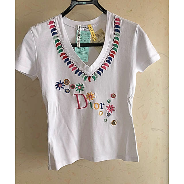 Christian Dior(クリスチャンディオール)の訳あり Dior Tシャツ レディースのトップス(Tシャツ(半袖/袖なし))の商品写真