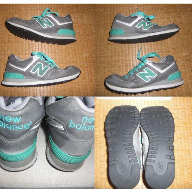 New Balance(ニューバランス)のニューバランス NB574 ML574KGM グレー ミント レディースの靴/シューズ(スニーカー)の商品写真