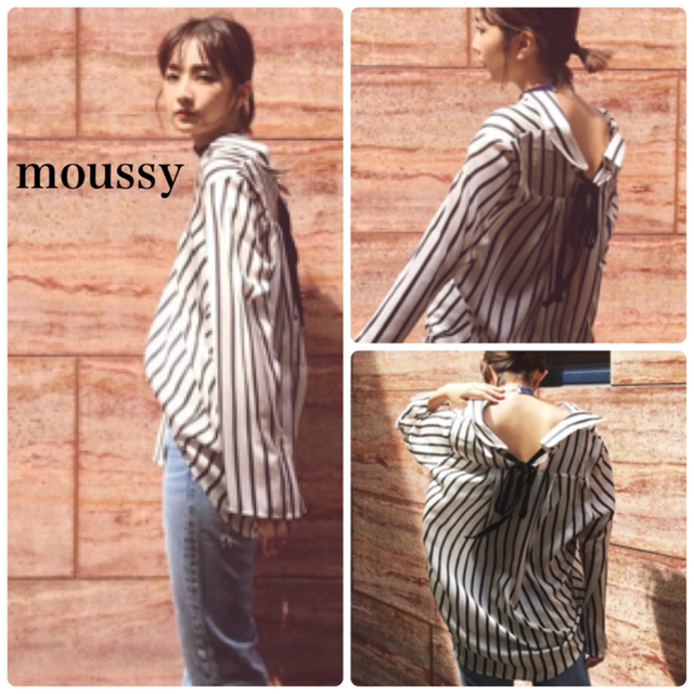 moussy(マウジー)の@moussy  shirt レディースのトップス(シャツ/ブラウス(長袖/七分))の商品写真