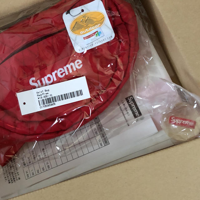 Supreme Waist Bag Red