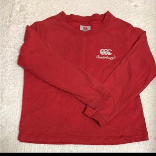 カンタベリー(CANTERBURY)の【Canterbury 110】赤の長袖Tシャツ(Tシャツ/カットソー)