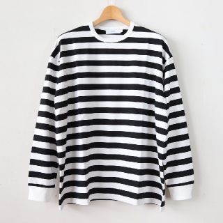 コモリ(COMOLI)の新品 Graphpaper Original Border L/S Tee 1(Tシャツ/カットソー(七分/長袖))