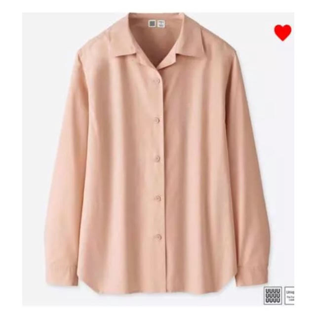 UNIQLO(ユニクロ)のUNIQLO U オープンカラーシャツ  S レディースのトップス(シャツ/ブラウス(長袖/七分))の商品写真