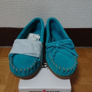 ミネトンカ(Minnetonka)の新品 未使用 MINNETONKA 21cm ミネトンカ モカシン キッズ(その他)