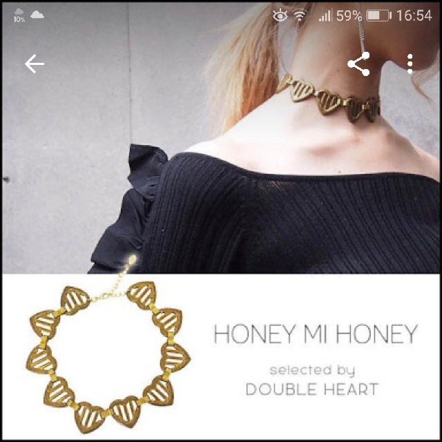 Honey mi Honey(ハニーミーハニー)のゆりち様専用…HONEY MI HONEY  ♡チョーカー レディースのアクセサリー(ネックレス)の商品写真