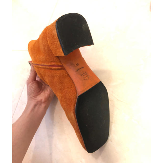 MAISON EUREKA メゾンエウレカ オレンジ ブーツ boots レディースの靴/シューズ(ブーツ)の商品写真