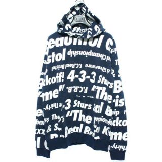 ソフネット(SOPHNET.)のFCRB 15SS BANNAR LOGO PARKA 紺 L 新品(パーカー)