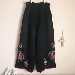 ロキエ(Lochie)のvintage｜シルクチャイナ刺繍ワイドパンツ(その他)