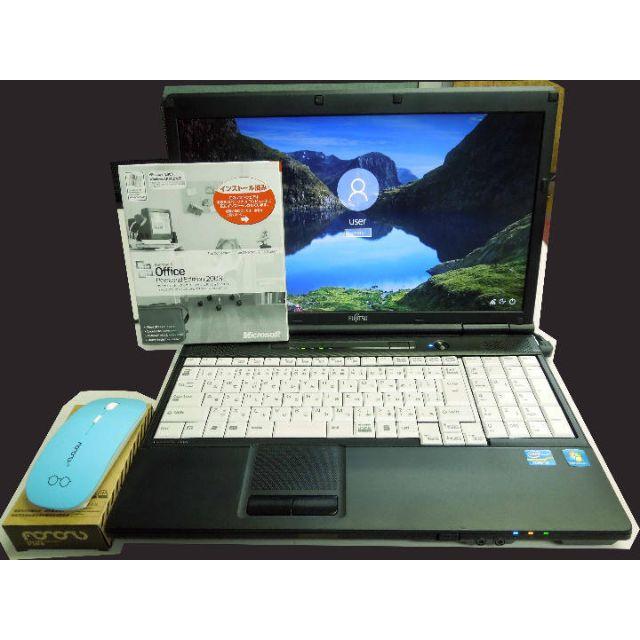 富士通(フジツウ)のCorei3ノート! LIFEBOOK A561/D i3ノート!オフィス付 スマホ/家電/カメラのPC/タブレット(ノートPC)の商品写真