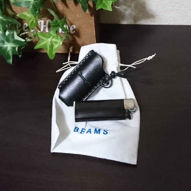 BEAMS(ビームス)の新品 BEAMS  革ミニライターケース メンズのファッション小物(タバコグッズ)の商品写真
